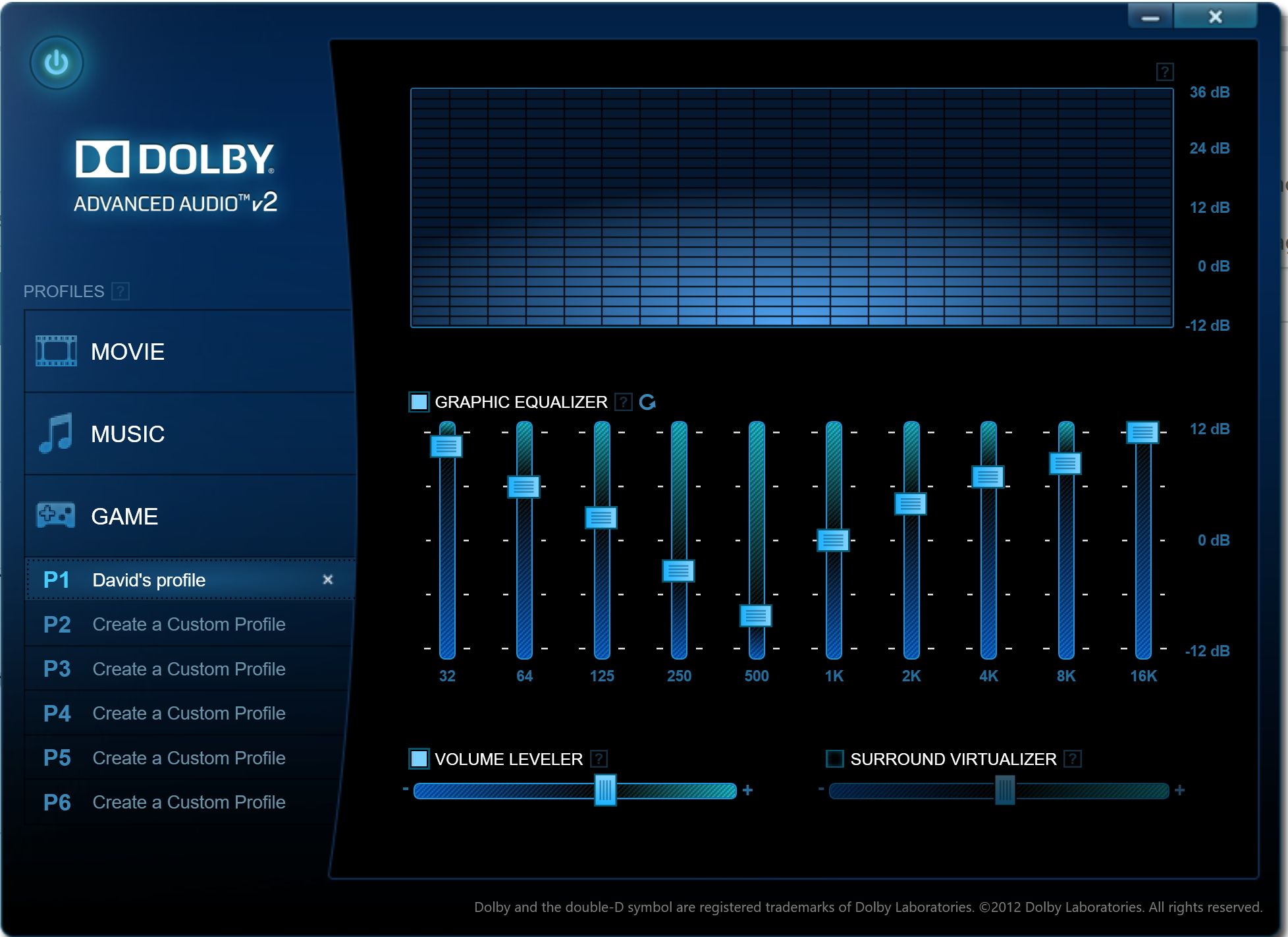 realtek hd audio manager equalizer settings