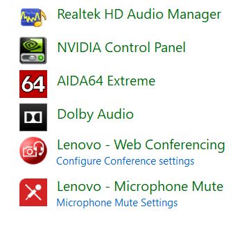 dolby audio drivers windows 10 lenova