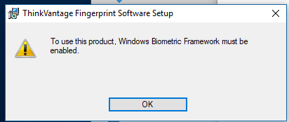 fingerprint software windows 10