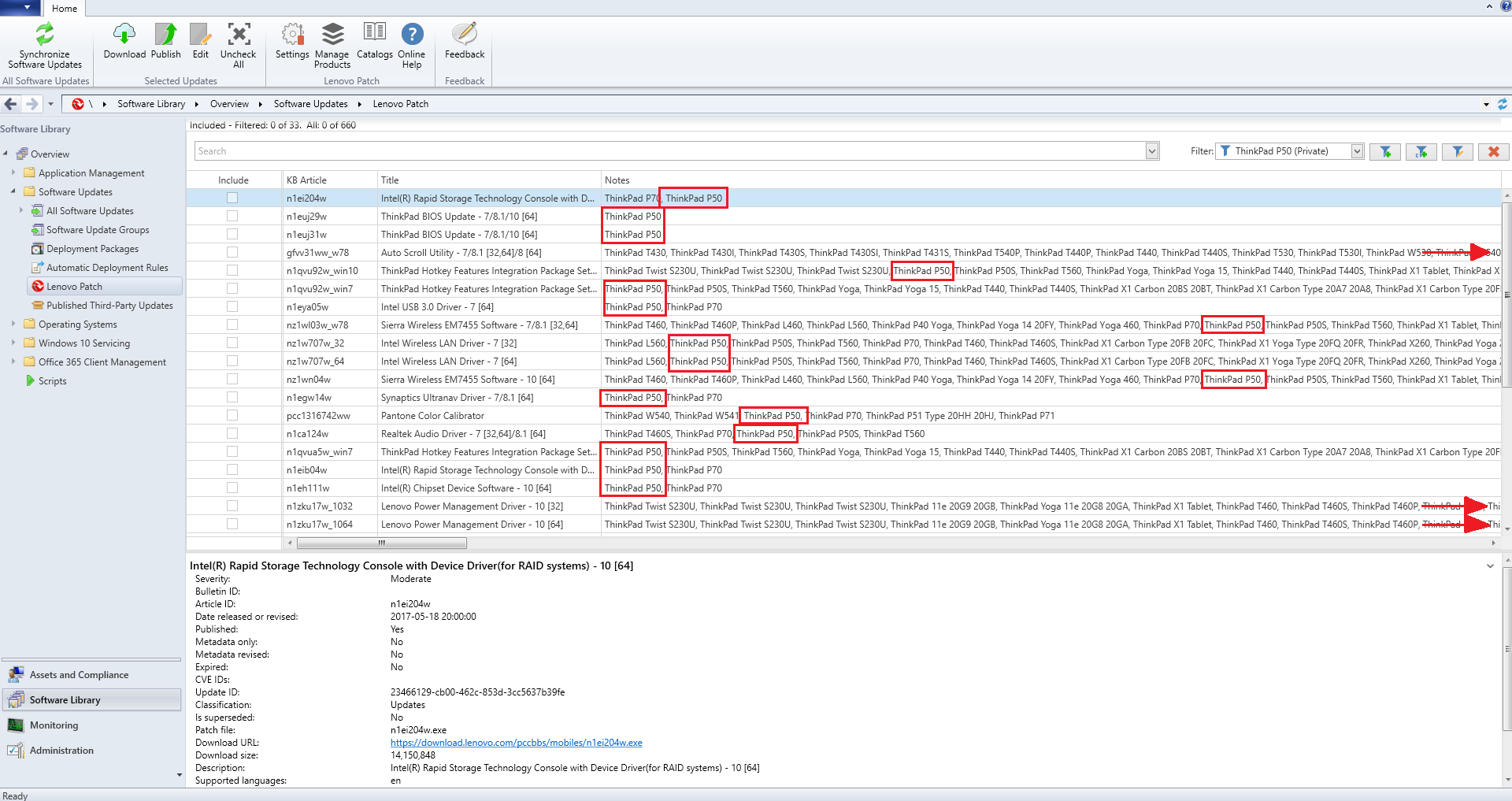 Guide on How to use Smart Filters and Composite Filters in Lenovo Patch
