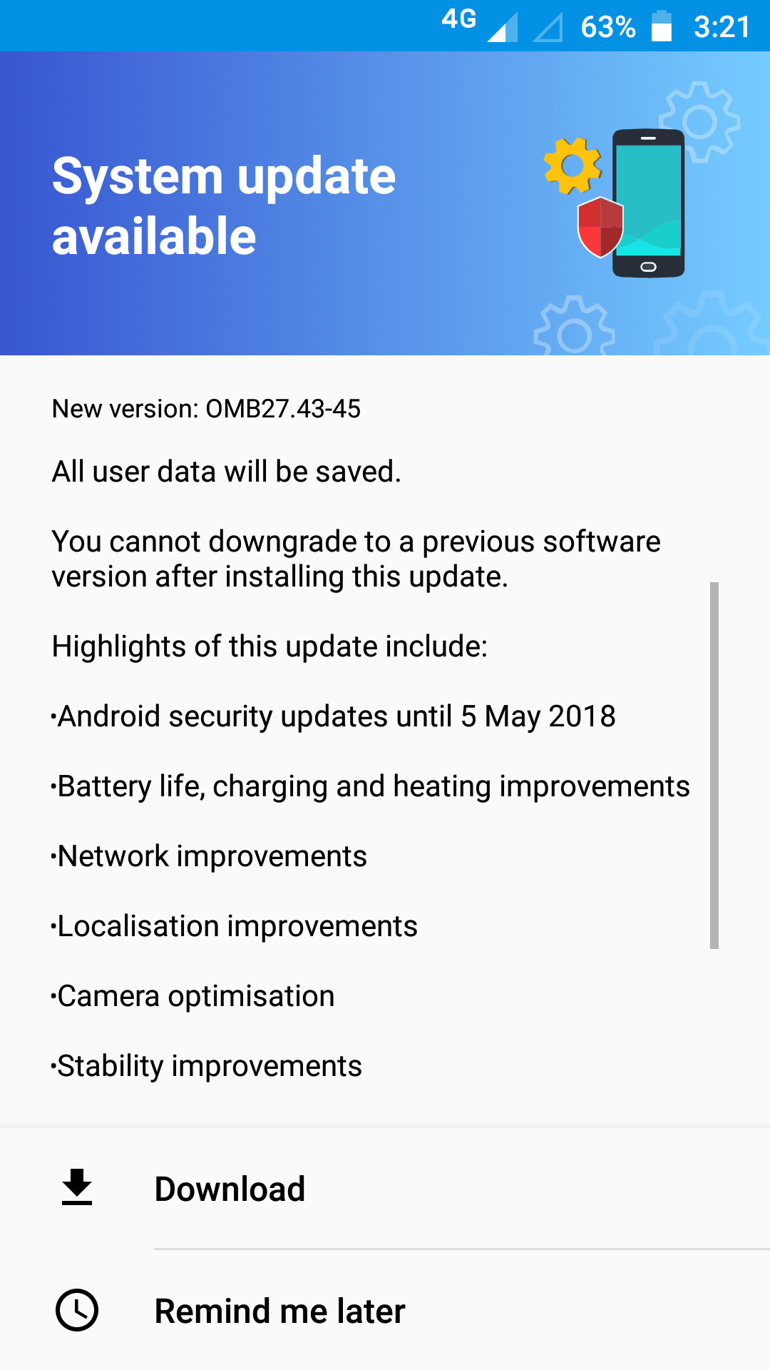 Can-t-Download-OTA-Update-with-mobile-data-K8-Note - English Community -  LENOVO COMMUNITY