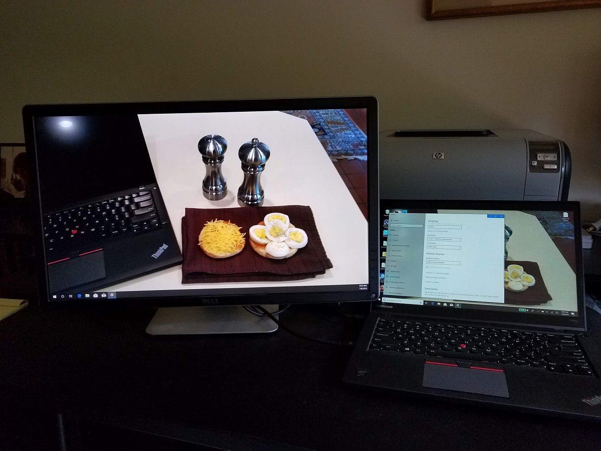 how to connect dell monitor to lenovo laptop