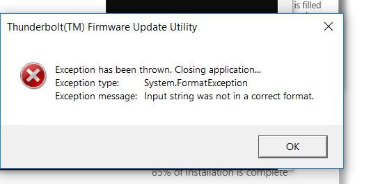 Unable to update Thunderbolt firmware on 5th gen Thinkpad X1-English ...