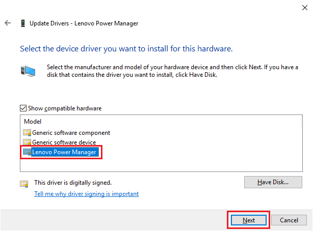 Lenovo driver download