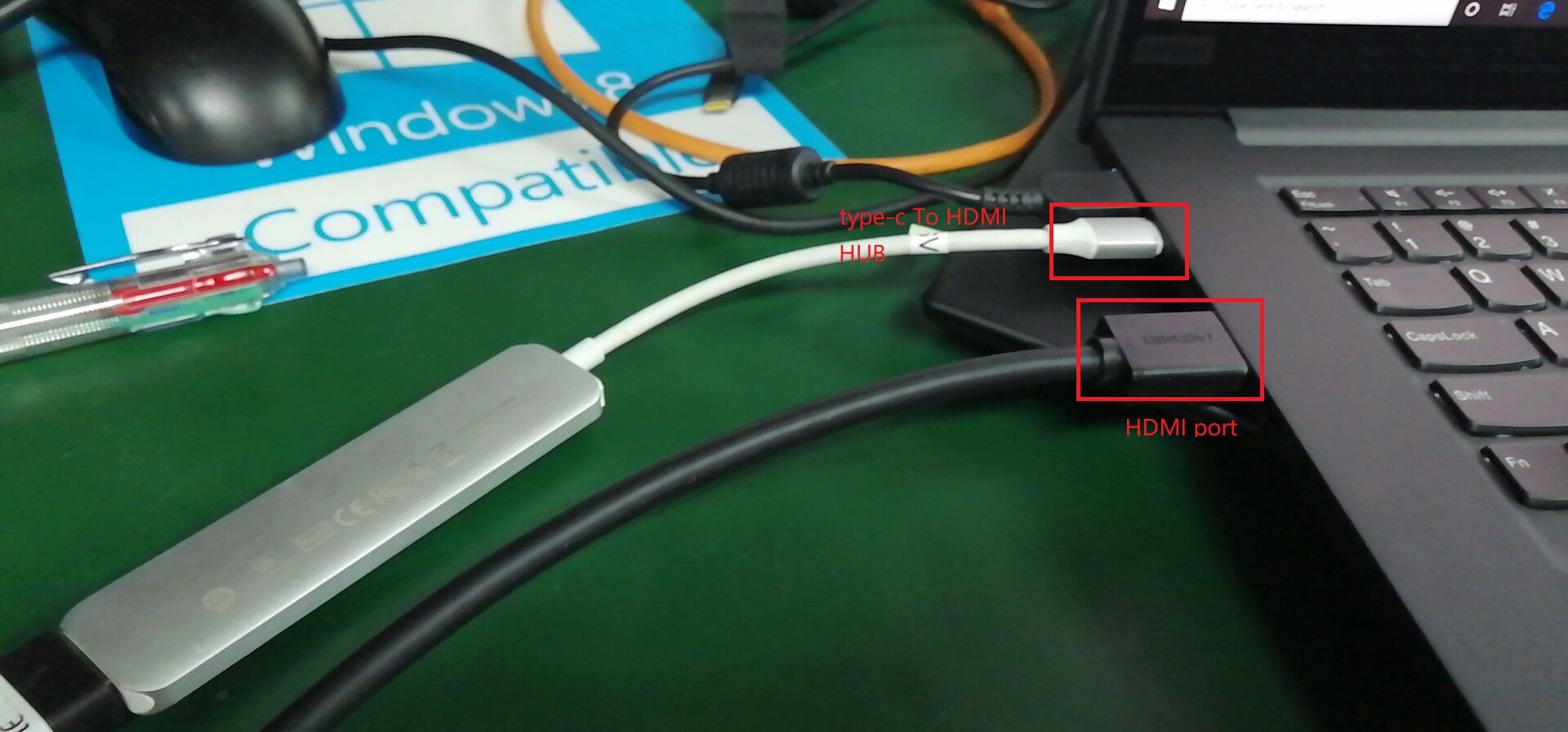 connect lenovo laptop to external monitor
