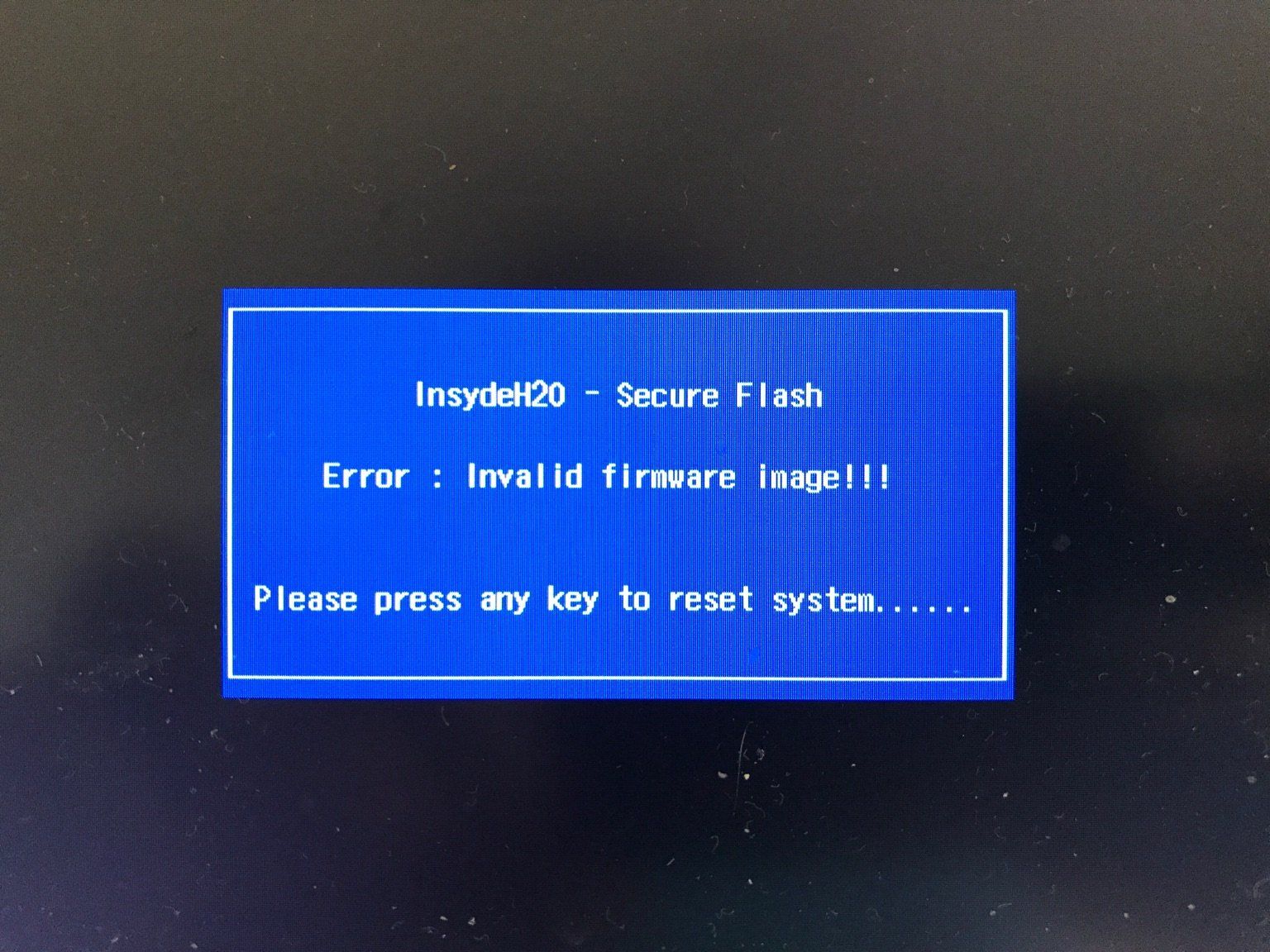 Lenovo Ideapad 500S-13ISK - BIOS Update nicht möglich ...