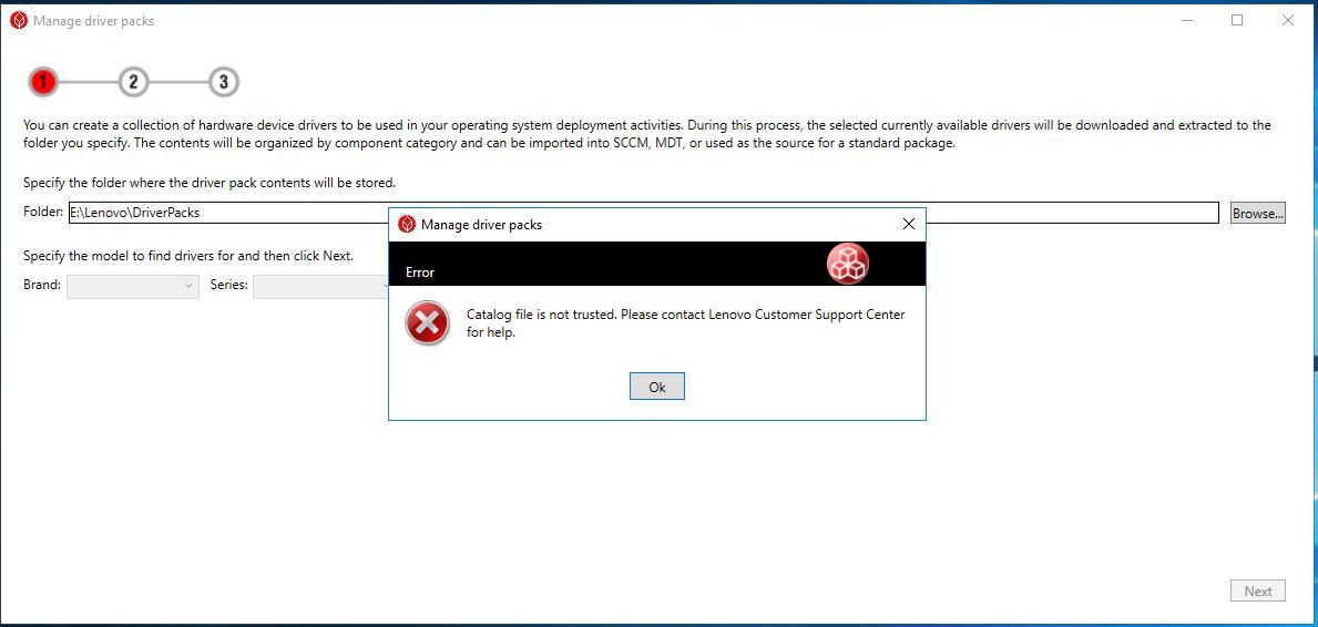 Update Retrieve Error Catalog file is not trustedEnglish Community