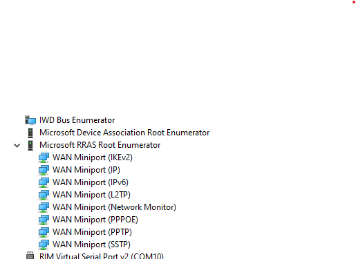 iwd bus enumerator driver windows 10