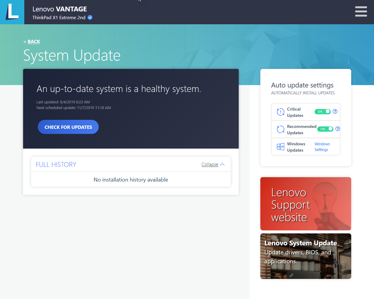 lenovo system update tool