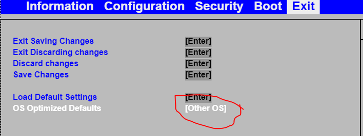 Os optimized defaults lenovo что это