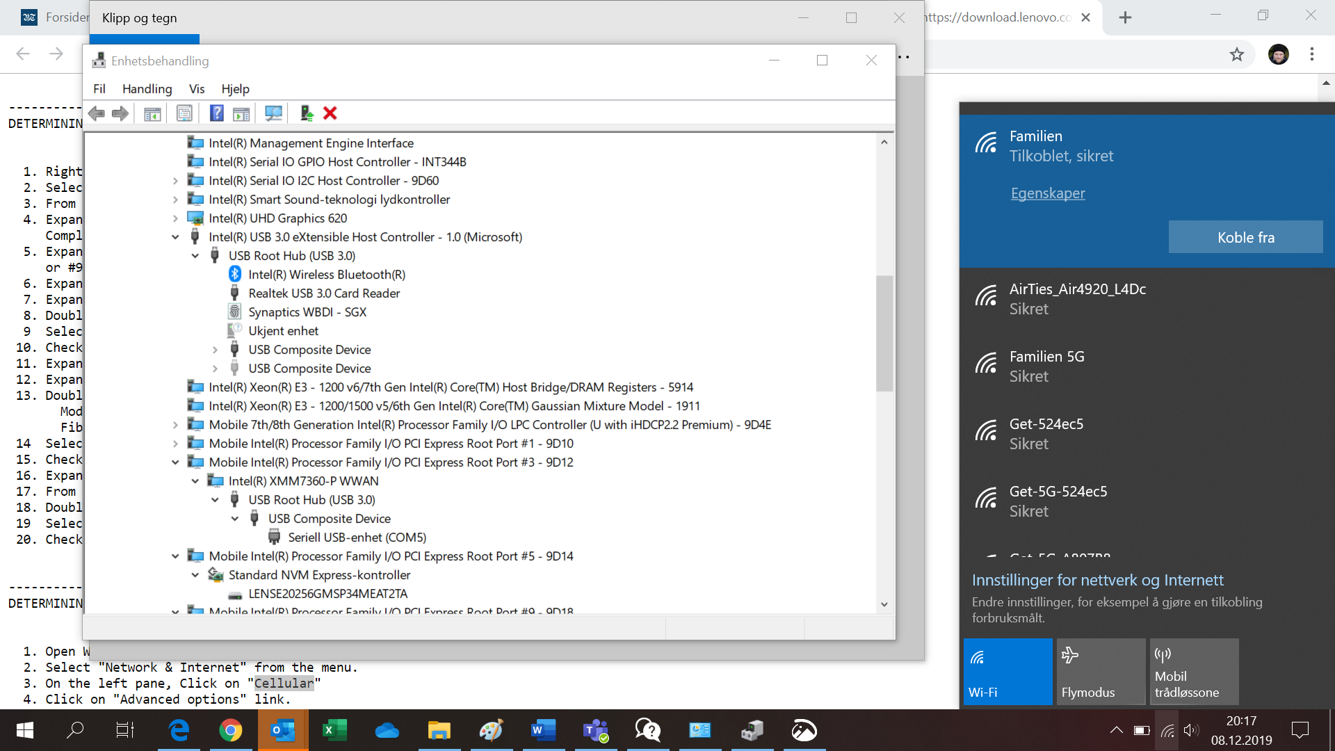 Mobile broadband carbon X1English Community