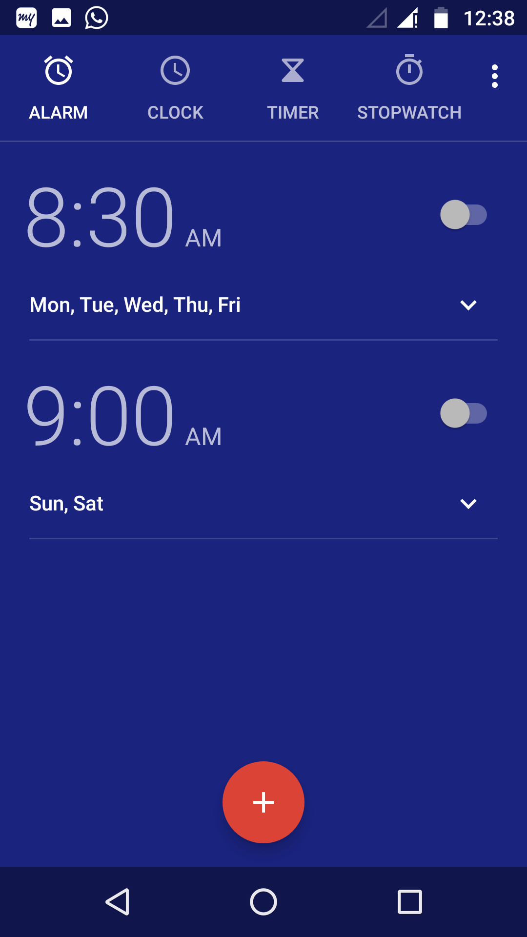 After updating Clock application in Moto G4 Plus clock does not change