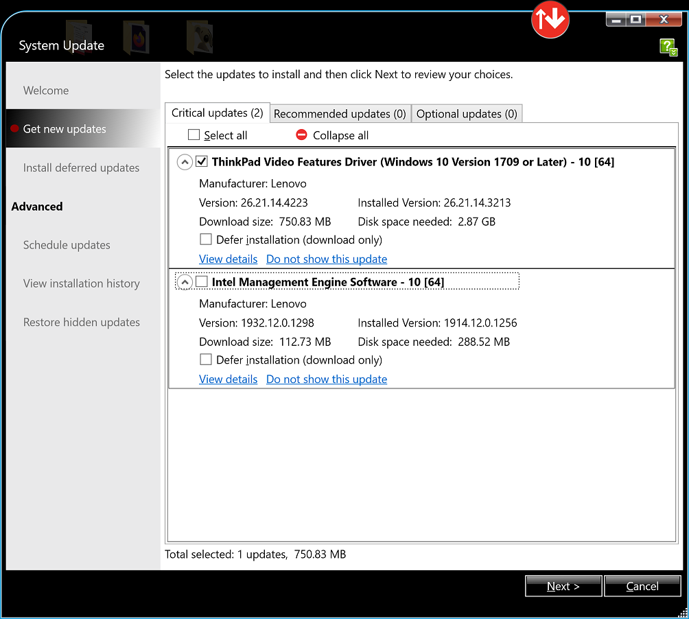 lenovo thinkvantage update lenovo thinkvantage update