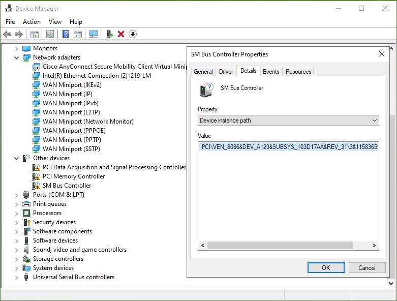 Pci vendor and device ids do not match что это