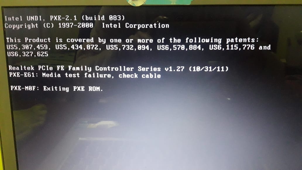 Efi network 0 for ipv4 boot failed lenovo что делать