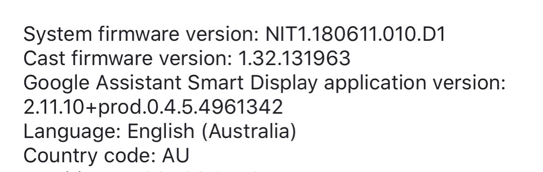 lenovo smart display latest firmware