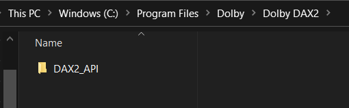 Dolby audio x2 windows api sdk что это