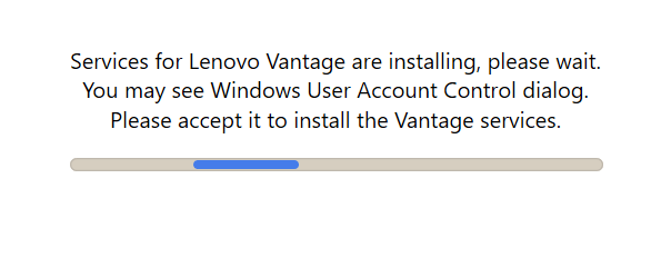 instal the new Lenovo Vantage